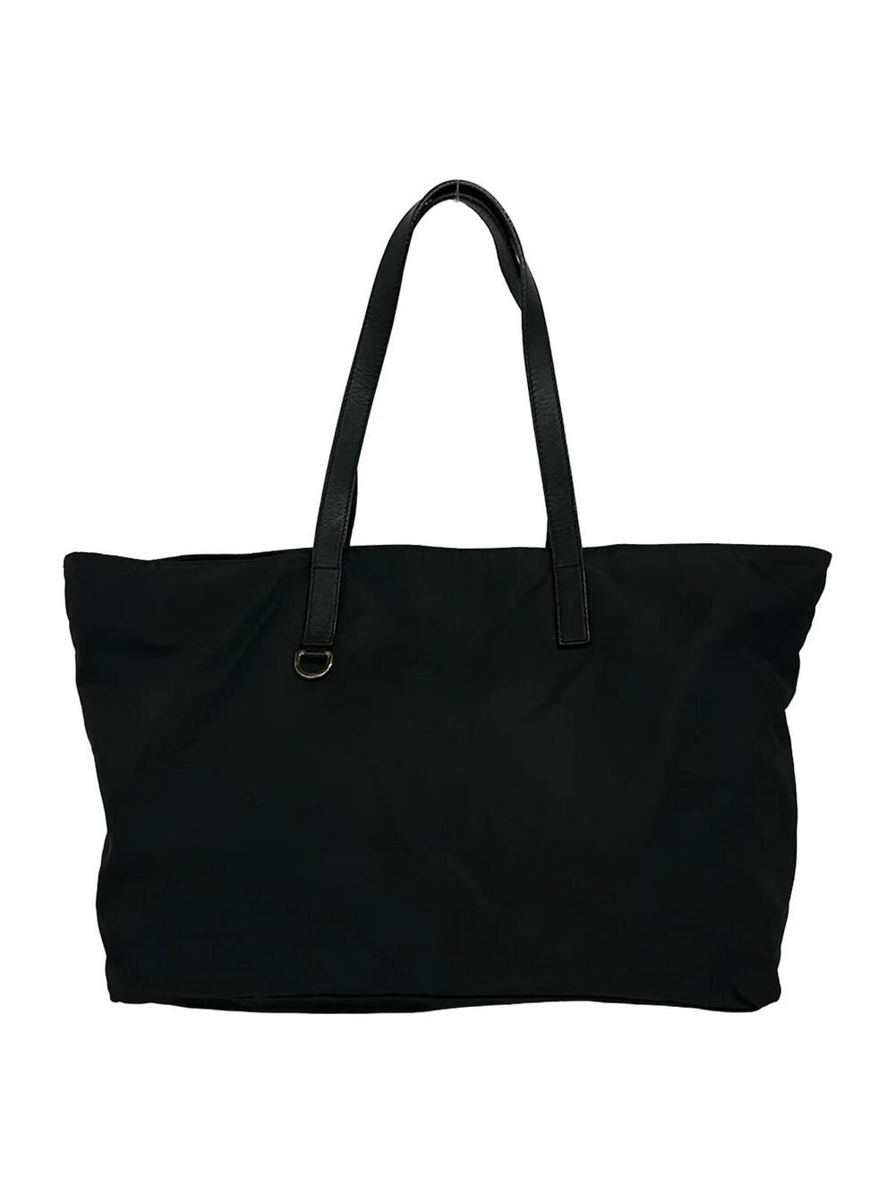 Prada Black Nylon Leather Shoulder Bag #342371P81B